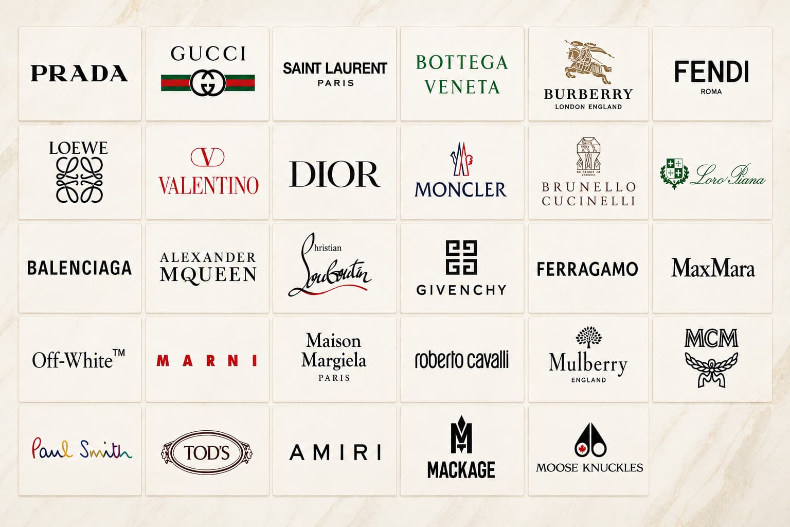 Luxury and Ultra Luxury Brands